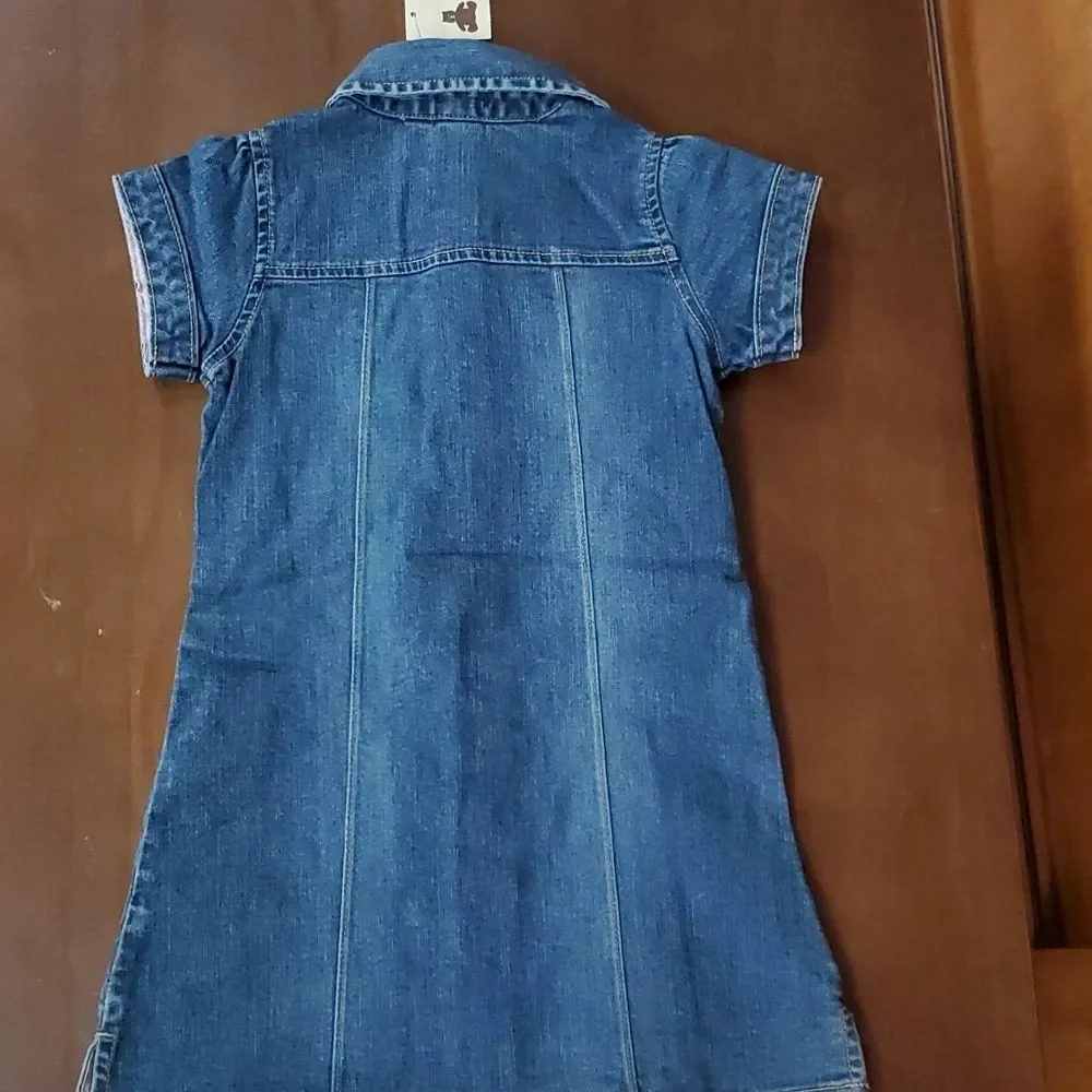 Baby Gap girls denim (stretch) dress with matching underpants ***NEW***